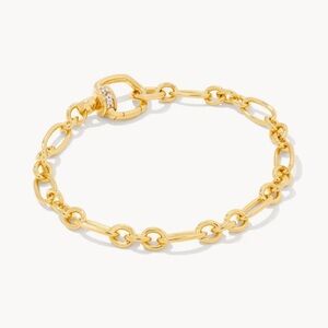 Kendra Scott 18k Gold Vermeil Josephine Bracelet with White Sapphire